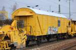 Dienstwagen(Wekzeug- und Ger�tewagen) der DB Bahnbau-Gruppe eingestellt mit der Nr.
