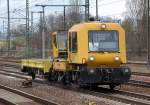Gleisarbeitsfahrzeug GAF 100R der DB Netz Instandhaltung, 11.04.12 Bhf.