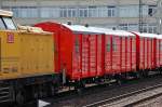 Ein Energieversorgungswagen der DB Netz Notfalltechnik mit der Nr.