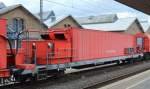 Spezialwagen des Tunnelrettungzuges stationiert am DB Werk Fulda, der Löschmittelwagen mit der Nr.