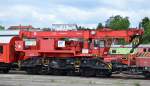 Ein Krupp Ardelt BA 007 45t Kranwagen der DN Netz Notfalltechnik mit dem Namen Bullus III mit der Nr.