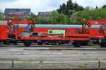 DB Netz Notfalltechnik Kranschutzwagen vom Kranwagen Krupp Ardelt  DICKY  mit der Nr.