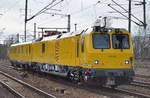 DB Netz Instandhaltung mit 719 301/720 301 Fahrwegmesszug fuhr kurz im Bf.