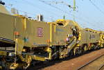 Detailaufnahmen der Plasser & Theurer Schnellumbaumaschine SUM 315  B�ffel  (99 80 9211 005-0 D-DB) am 16.10.17 Bf.