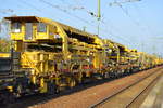 Detailaufnahmen der Plasser & Theurer Schnellumbaumaschine SUM 315  B�ffel  (99 80 9211 005-0 D-DB) am 16.10.17 Bf.