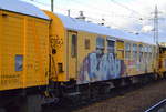 DB Bahnbau Gruppe mit dem Bahndienstwagen mit der Nr.