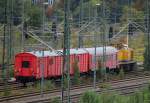 Da war ich gerade an der falschen Br�ckenseite als gerade eine DB 203�r der Netz Instandsetzung mit einem Wagensortiment der DB Notfalltechnik am Berliner Westhafen Richtung Berlin Spandau unterwegs