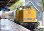 Hier die 203 306-6 (92 80 1203 306-6 D-DB, LEW Bj.1974) am Ende des DB Messzuges gezogen von 203 310-8 bei der Durchfahrt im S-Bhf.