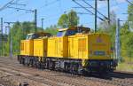 DB Netz Doppeltraktion 203 308-2 + 203 309-0 am 10.09.15 Bhf.