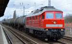 232 469-7 mit Kesselwagenzug am 01.04.15 Berlin-Karow.