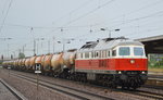 232 294-9 mit einem Ganzzug Knickkesselwagen am 27.07.16 Bf.
