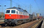 232 189-1 mit einem gemischten Güterzug am 14.02.17 Bf.