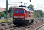 233 636-0 am 23.07.12 bei der Durchfahrt im Bhf.