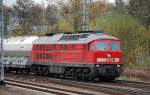 233 127-0 mit Ganzzug CEMEX Staubgutwagen Richtung Industrie�bergabegebiet Berlin Nordost, 11.11.13 Berlin-Springpfuhl.