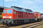 233 478-7 mit 298 316-1 am Haken am 21.09.16 Durchfahrt Bf.