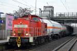 298 324-5 mit einigen Güterwagen bei einer bergabefahrt am 26.01.16 Berlin-Hohenschönhausen.