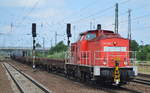 298 320-3 mit gemischtem Güterzug am 29.07.16 Bf.