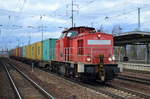 298 321-1 mit einigen Containerwagen Richtung Gbf.