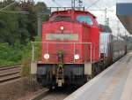 Am fr�hen Abend kam dann nochmal 298 309-6 mit einem v�llig verh�lltem dreiteiligen Triebzug f�r die InnoTrans 2010 in Berlin, welcher Hersteller es so geheimnisvoll macht wei� ich nicht, ich dachte