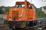 Noch mal etwas n�her, die northrail Lok 98 80 3352 103-6 NTS am 27.06.12 Bhf.