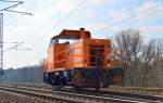 northrail Mietlok der DB 352 103-6 am 09.03.16 Berlin-Wuhlheide.