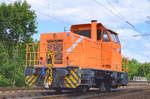 Die DB mit der Northrail-Mietlok 352 108-8 am 18.07.17 Berlin-Wuhlheide.