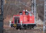 363 811-1 beim Rangierdienst im Bhf.