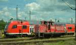 363 185-0 am Rande des Bhf.