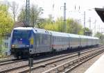 IC 2355 mit 101 101-4 am 21.04.11 in Berlin-Karow Richtung Bernau.