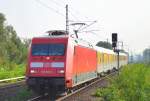 Interessant, eine reguläre DB 101ér, die 101 091-7 heute unterwegs mit einem Messzug der DB System Technik Richtung Spandau am 17.09.14 Bhf.