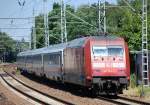 IC 2352 (Erfurt Hbf.) mit 101 069-3 Richtung Berlin-Gesundbrunnen, 09.07.10 Berlin-Buch.