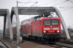 114 027-6 mit dem RE3 Richtung Elsterwerda auf dem Weg zum Bhf.