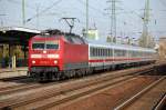 �berraschend fuhr dieser IC? mit 120 119-3 mittags durch den Bhf.