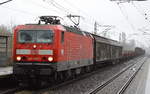 143 050-3 mit gemischtem Güterzug am 05.12.17 Bf.