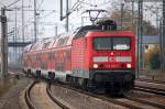 War heute anscheinend als Ersatzzug auf der Linie RE7 als AIRPORT EXPRESS im Einsatz, 143 072-7 mit Doppelstockwendezug, 11.10.10 Bhf.