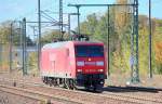 145 053-5 auf Leerfahrt durch den Bhd.
