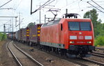 145 068-3 mit Containerzug am 05.08.16 Bf.