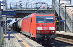145 003-0 mit Kesselwagenzug am 23.05.17 BF.
