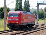 145 001-4 ist zeitweise immer wieder an die Fa.