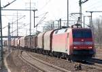 152 156-6 mit gemischtem G�terzug (haupts�chlich f�r Coil-Transporte) aam 06.03.12 Bhf.