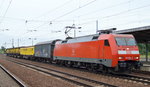 152 054-3 hat den Schienenschleifzug SPENO RPS 32-1 am Haken am 04.08.16 Bf.