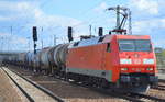 152 027-9 mit Kesselwagenzug am 26.04.17 Bf.