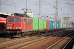 155 032-6 fuhr zu einer l�mgeren Pause im Bhf.