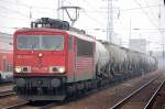 155 082-1 mit ein Ganzzug Kesselwagen der Fa.