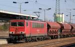 Noch mal aus der N�he 155 038-3 am 06.03.12 Bhf.