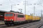 155 183-7 mit SPENO Schienenschleifzug SPENO Typ RR 16 MS-2 mit Dienstbeiwagen der Fa.