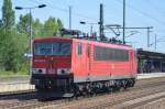 155 192-8 am 03.08.15 Durchfahrt Bhf.