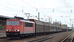 155 013-6 mit gemischtem Güterzug am 19.04.16 Bf.