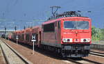 155 113-4 mit gemischtem Güterzug am 06.07.16 Bf.