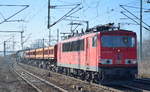 155 171-2 mit gemischtem Güterzug am 14.02.17 Bf.